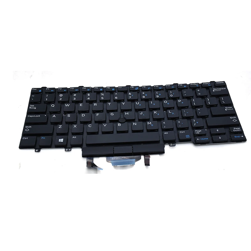 Tastiera Per Laptop Layout Usa Con Retroilluminazione Per Dell Latitude 5490 7490 4 Vmv0