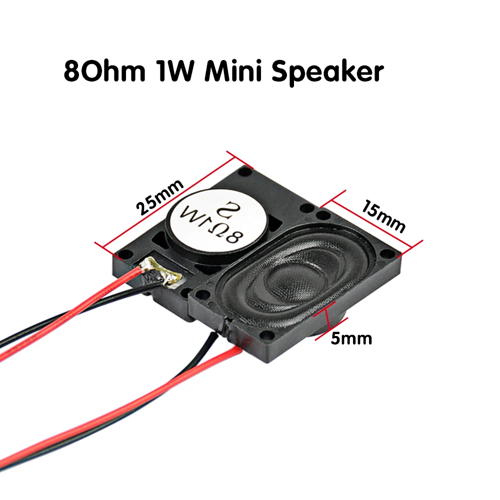 ̴  ޴ Ŀ ǻ 15x25MM 8  1W DIY Ʈ ̴  Ŀ, ǻͿ, 10 