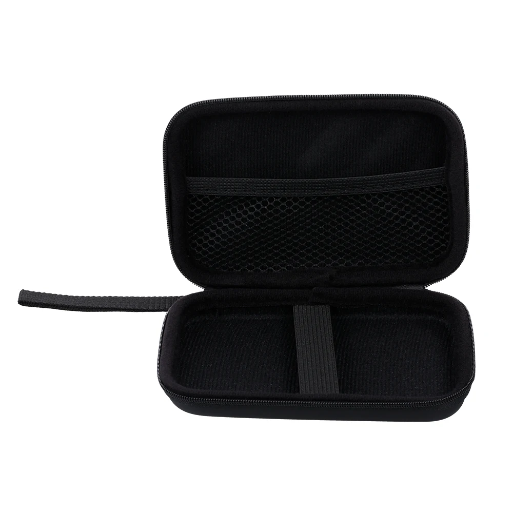Shockproof External Hard Drive Carrying Case with Mesh Pocket and Soft Inner Fabric for Travel and Office Use
