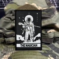 Снайперская карта Таро, моральные тактические нашивки для одежды, нашивка на липучке с принтом АК-оператора, военный рюкзак, наклейка на шляпу — изображение 3