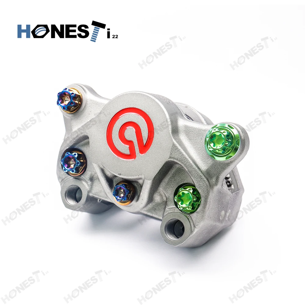 HONESTI22 Gr5 Titanium Bolts 1.25P M8X45/50/55/60mm CNC Small head screws ForMotorcycle Brakes modification