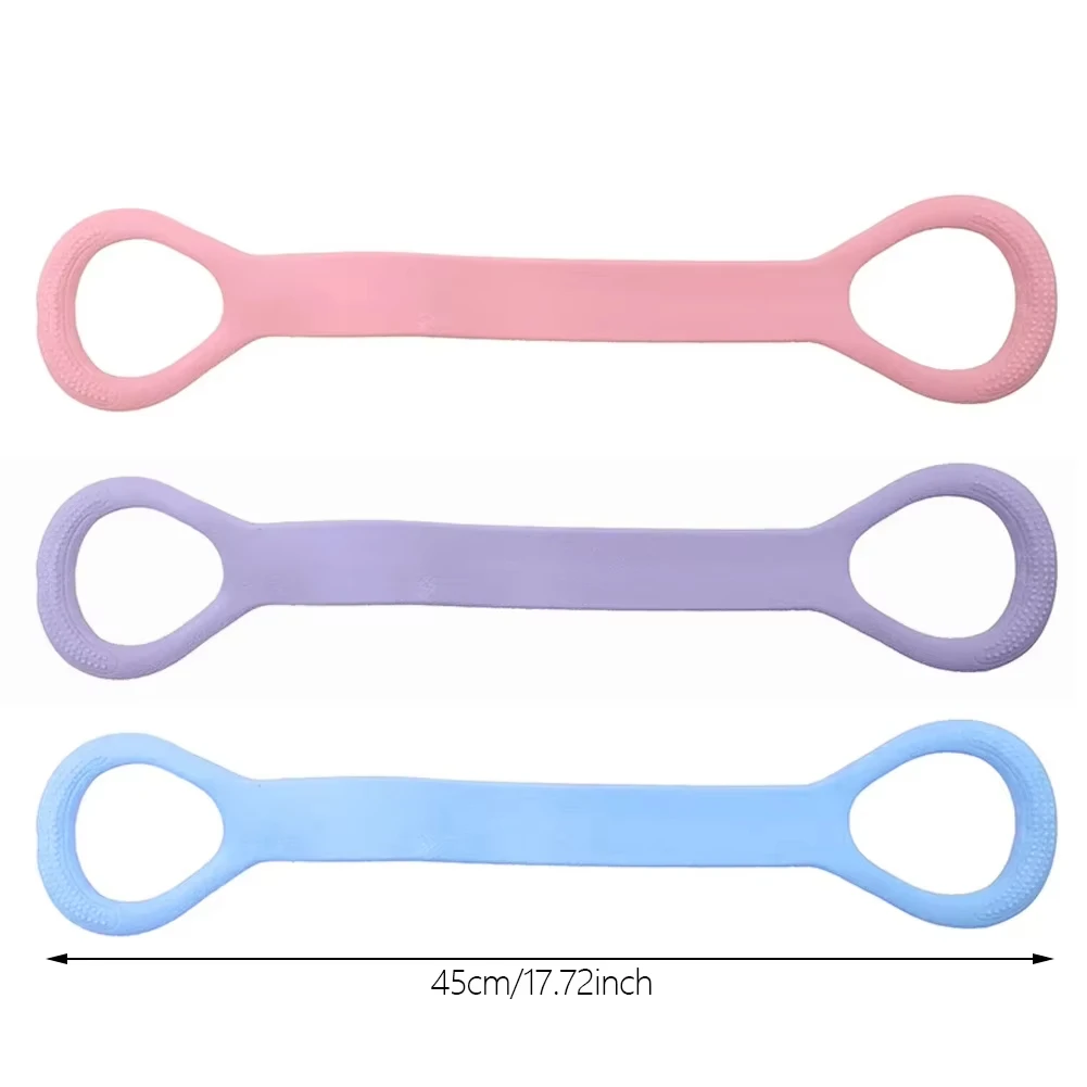 Stretch Strap Yoga 8-figure Tensioner Yoga Tool Open Back Practice Shoulder Stretching Belt Elastic Stretch Band Workout