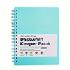 A6 MINI Size Spiral Password Keeper Book With Alphabetical Tabs Notebook Notepad Notebooks Writing Pads Office School Supplies 6
