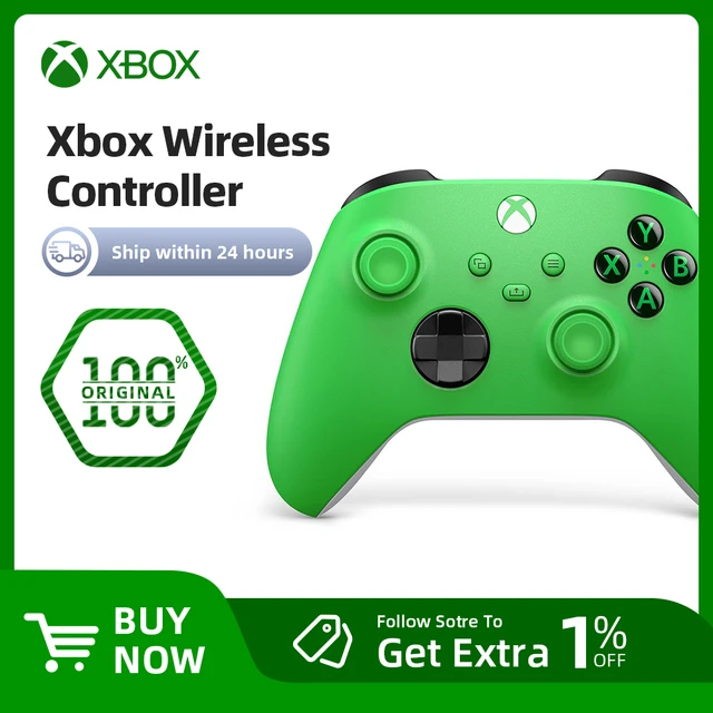 Neuer originaler Microsoft Xbox Wireless Controller grün rot weiß 
