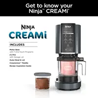 Ice Cream Maker, Ice Cream, Gelato, Sorbet ,Milkshakes, Mix-ins, Smoothie Bowls & More, 7-in-1, Ice Cream Pints, Pint lid, Black 2