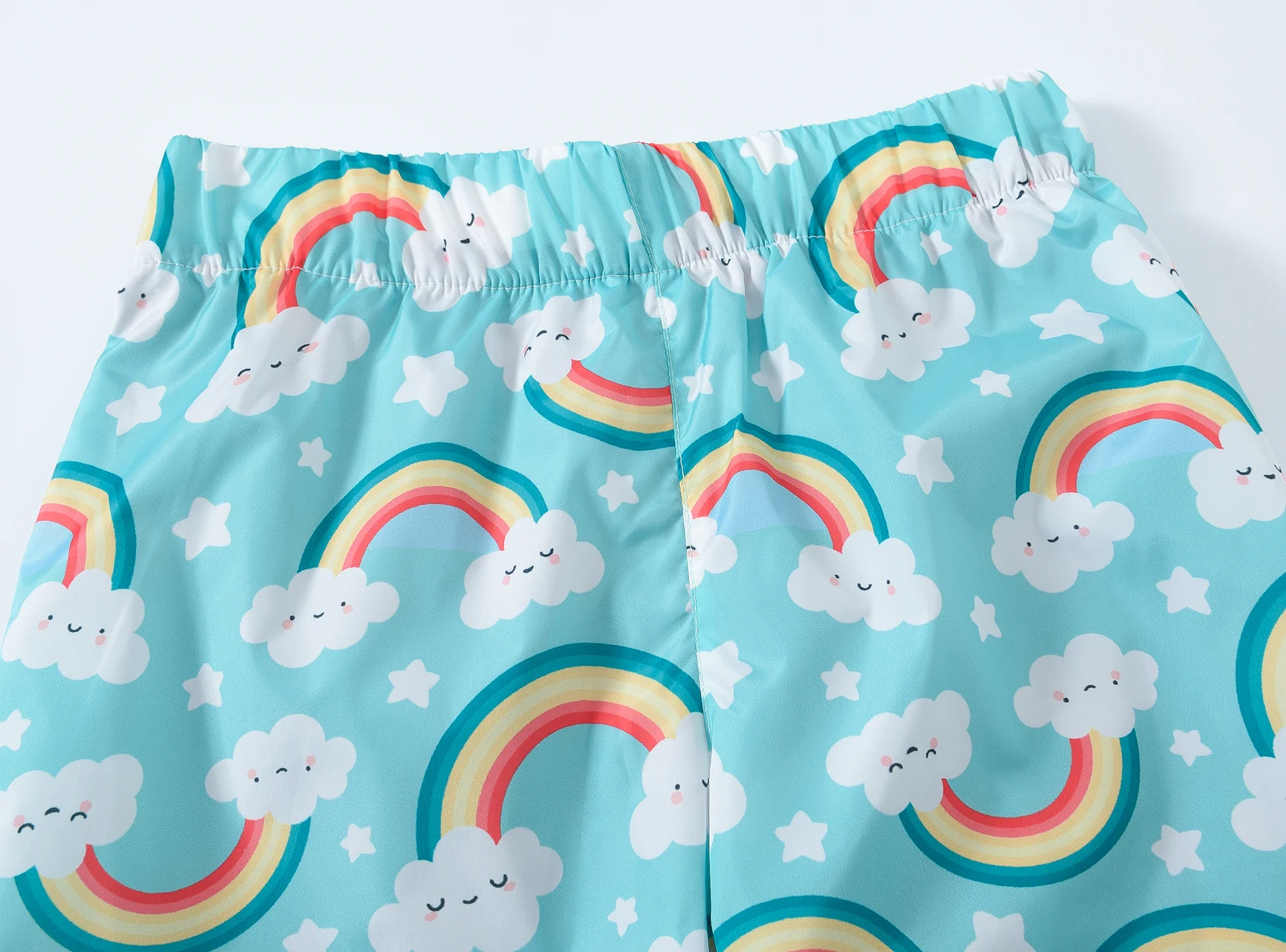Girls Pants Boys Pants Kids Pants Boys and girls cute printed elastic waist pedal Joker casual pants waterproof