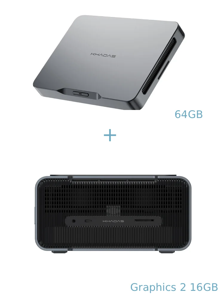 Khadas mind 2ポータブルワークステーションバンドル、ミニPC