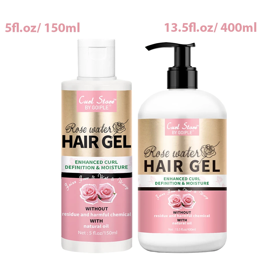 Natural Curl Defining Hair Gel for Frizz Control