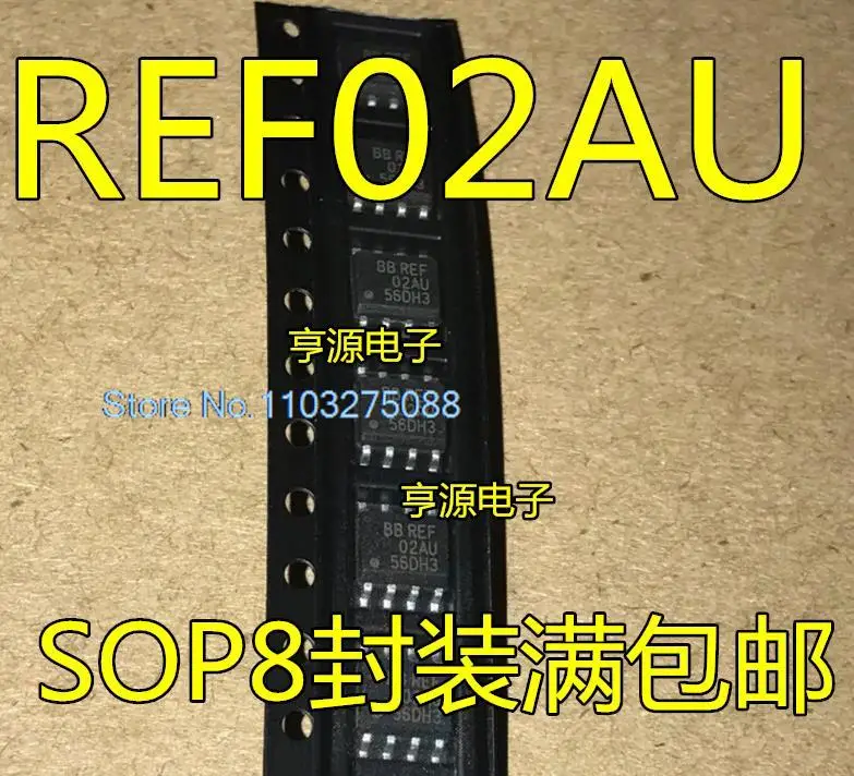 

(10 шт./лот) REF02 REF02AU 02AU SOP8 новый оригинальный стоковый чип питания