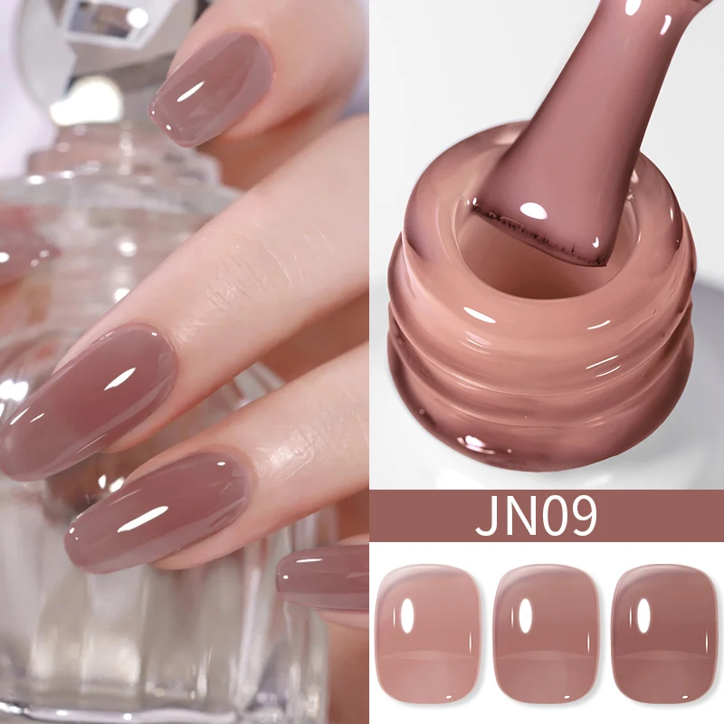 Born Pretty 10Ml Jelly Gel Smalto Per Unghie Crystal Transluken Soak Off Base Per Vernice Semipermanente Top Coat Glitter Paillettes Manicure