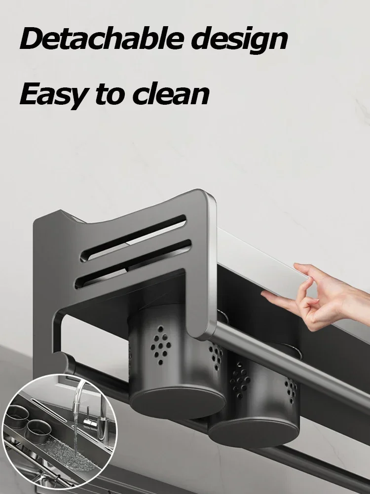 Multifunctional Storage Rack Cutting Board Holder Wall Spice Rack Utensils  for Kitchen Seasoning Rack Spoon Holder Organize 4