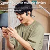 Open Ear Air Conduction Headphones 3.5mm Wired Stereo Not in Ear Music Headset Ultra Light with Microphone for IOS Andriod Phone 5