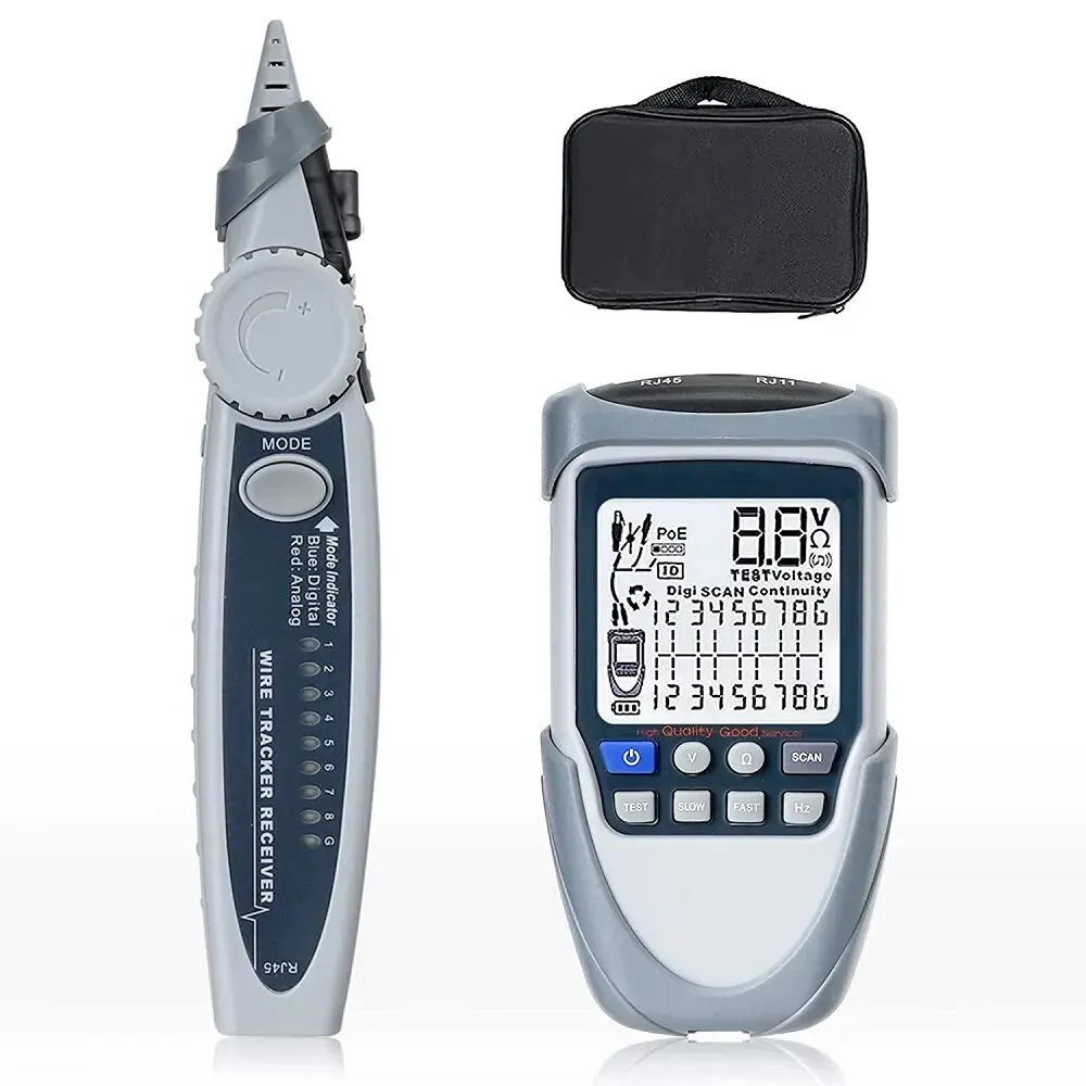 Tester Per Cavi Di Rete LAN HT HV006055 - Verifica Connessioni UTP/STP, Display Microprocessore - Foto 6