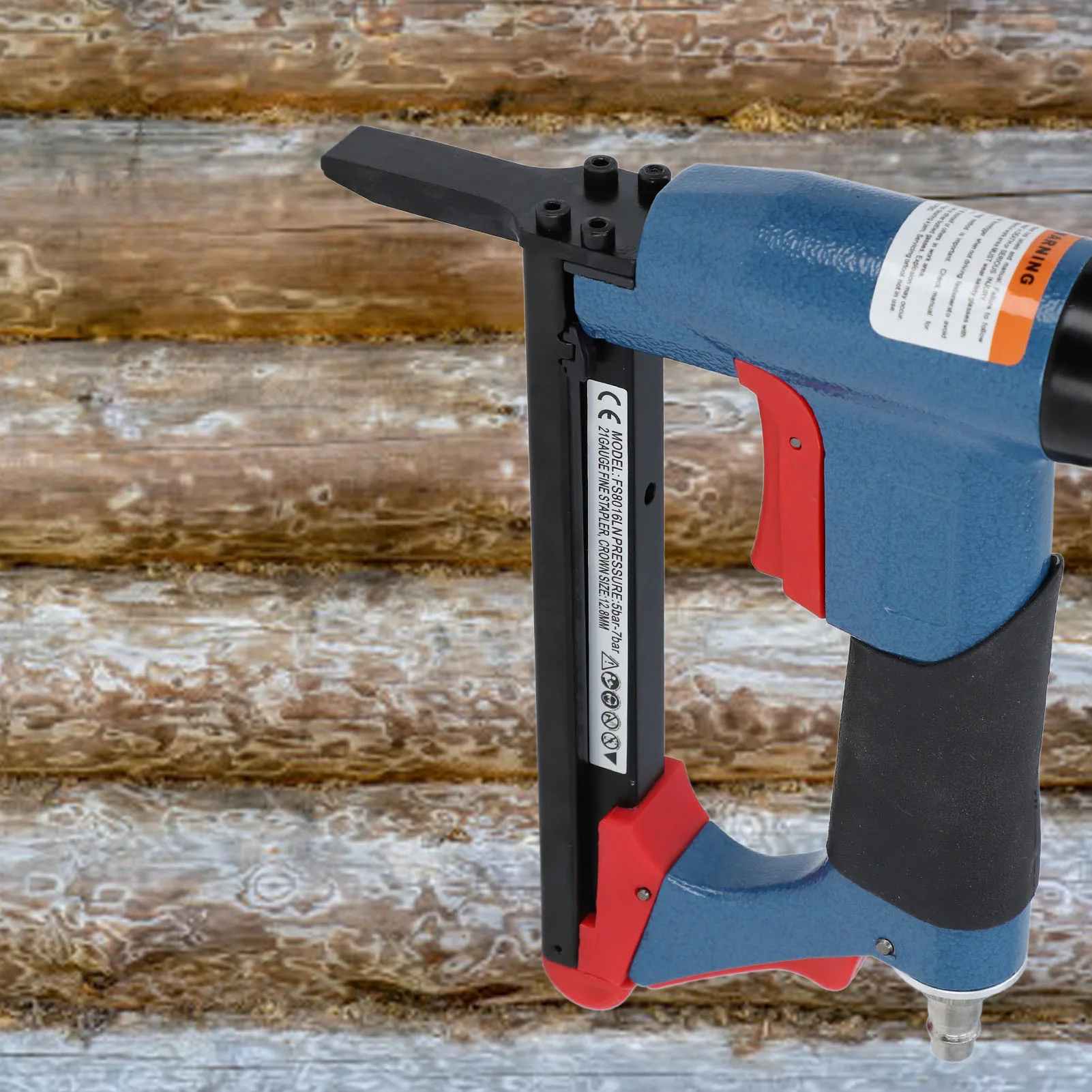 공압 스테이플 건 21 게이지 1/4-5/8인치 140 스테이플 적재 용량 목공용 에어 스테이플러