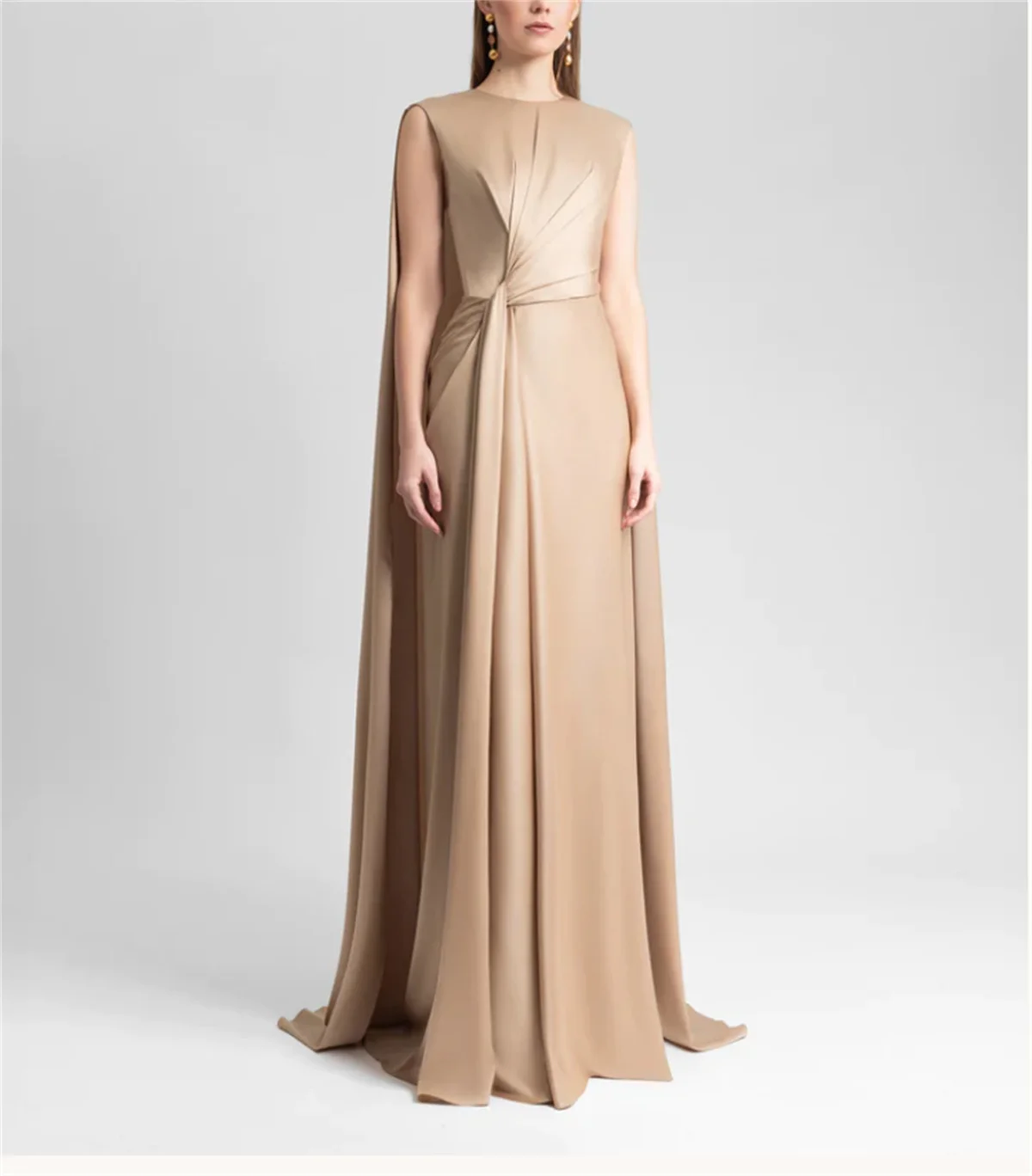 Mermaid Saudi Arabia Prom Party Gowns Long Slit Sleeves Formal Evening Dress Feather Prom Dresses Special Gowns