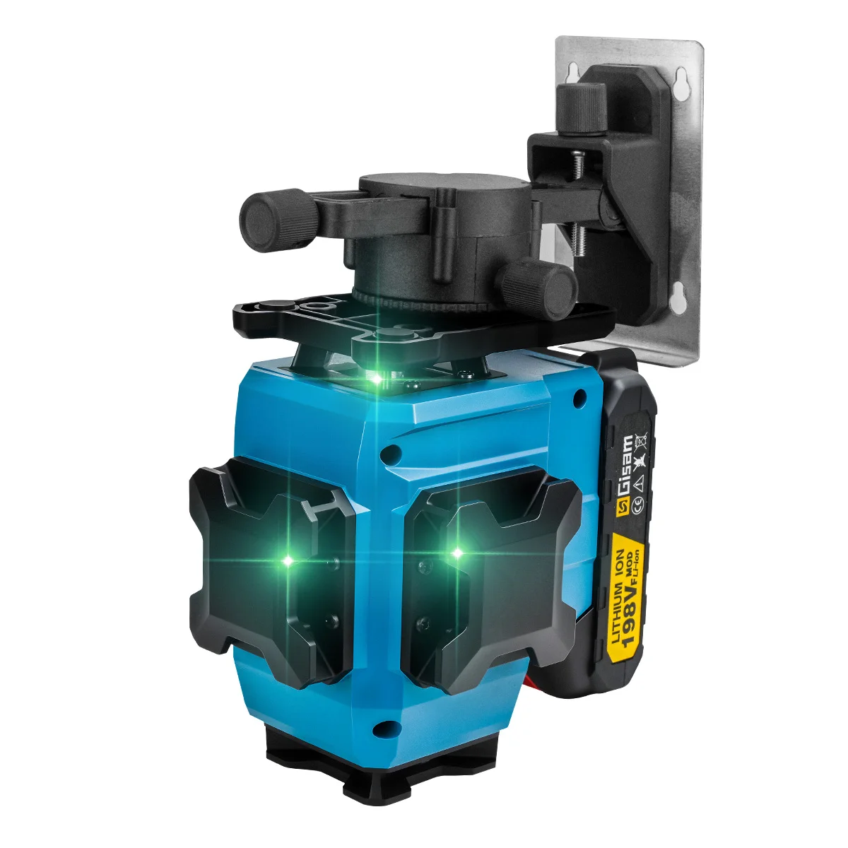16 Lines 4D Laser Laser Level Self-leveling Powerful Green Beam 360 Horizontal a
