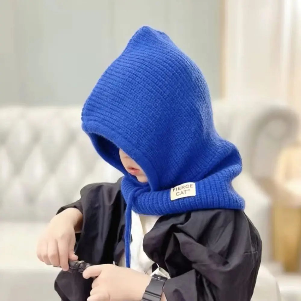 Fashion One-piece Baby Balaclava Hat Ears Neck Warm Kids Beanie Hats Children Earflap Hat Children