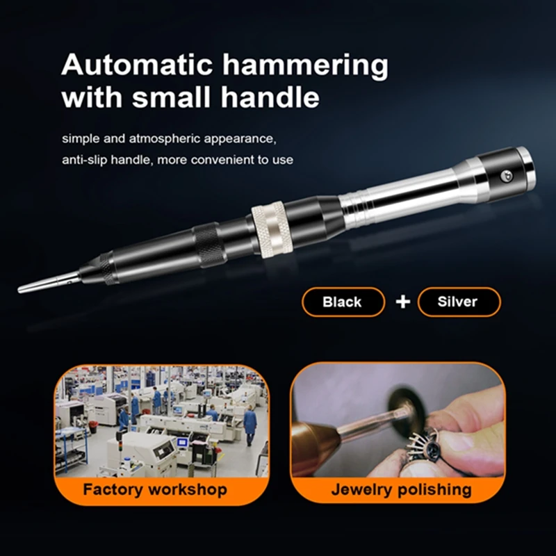 Jewelry Rotary Handpiece,Goldsmith Tools Hammer Quick Change Handpiece,Foredom Cc30 Sr Head,Jewelry Engraving Hammer Handle 2