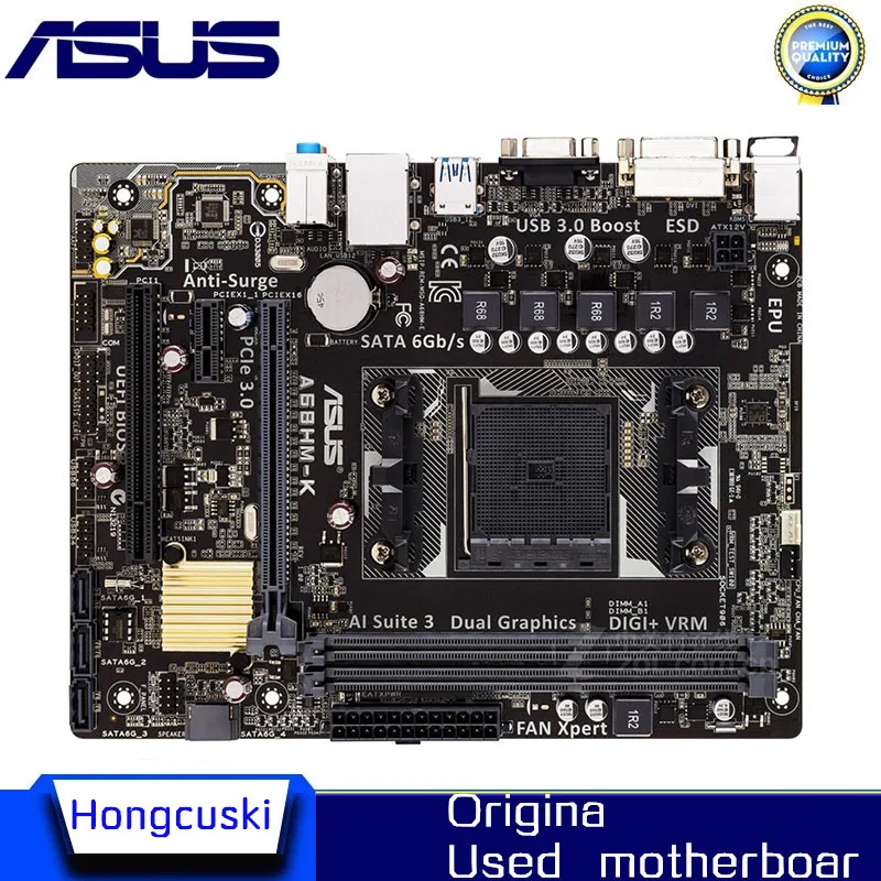 

Используется для ASUS A68HM-K оригинальная материнская плата FM2 + fm2 DDR3 16G A68 материнская плата для настольного компьютера