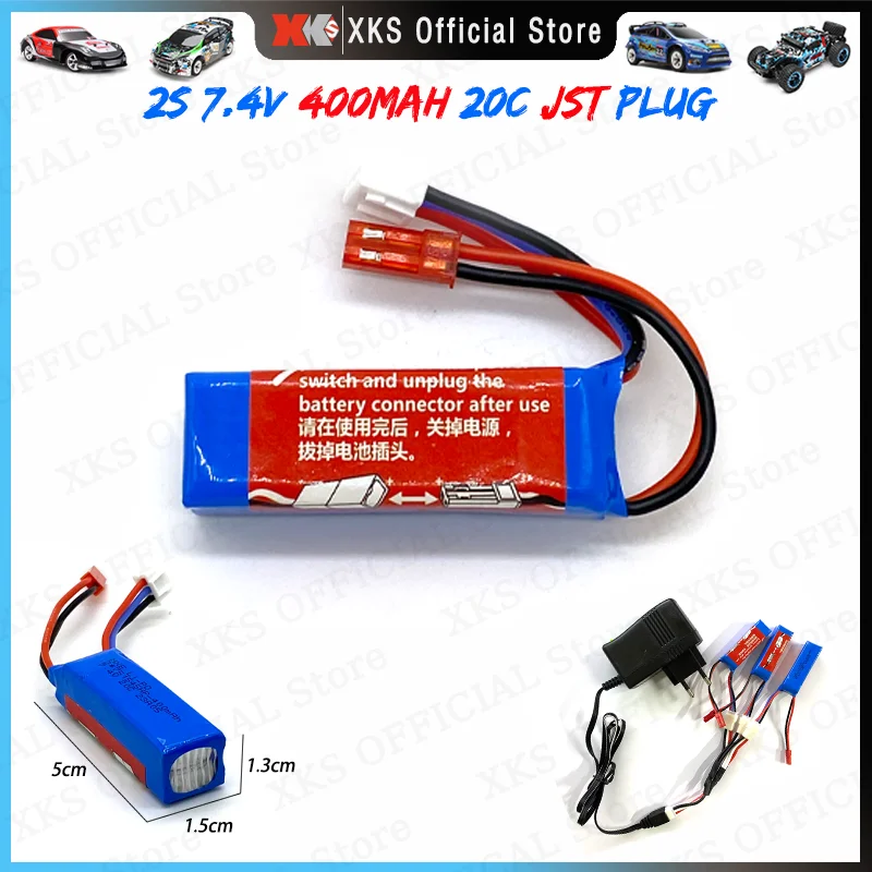 Wltoys 284010 284161 284131 K969 K989 Rc Car Battery 7.4v 400mah