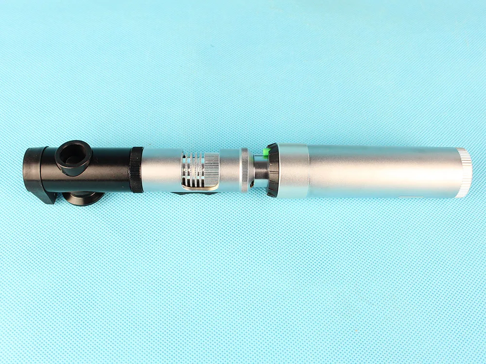 Opthalmic Rechargeable Ophthalmoscope Retinoscope Combination Set Aluminium Case YZ24B + YZ11D