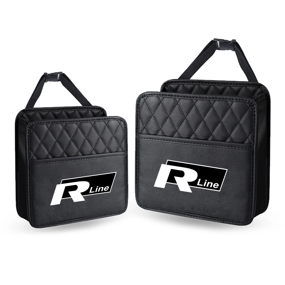 폭스바겐 VW RLINE 폴로 파사트 CC 티구안 골프 제타 샤란 T-ROC 투란용 차량 시트 백 오거나이저 걸이식 수납 가방 포켓