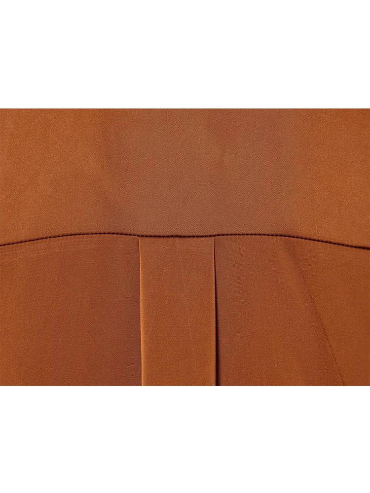 Spring New Women Blouses Elegant Long-sleeved Satin Shirt Fashion Commuting Style Solid Color OL Casual Lapel Blouse Tops