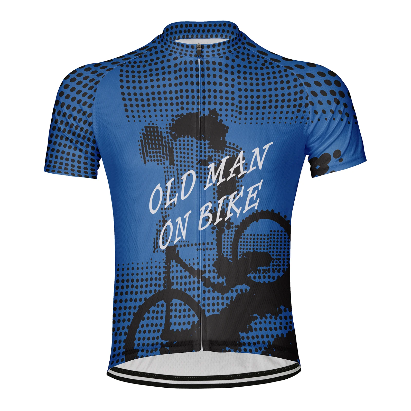 OldManOnBikeManCyclingJerseyShortSleeveBikeShirtBicycleWear