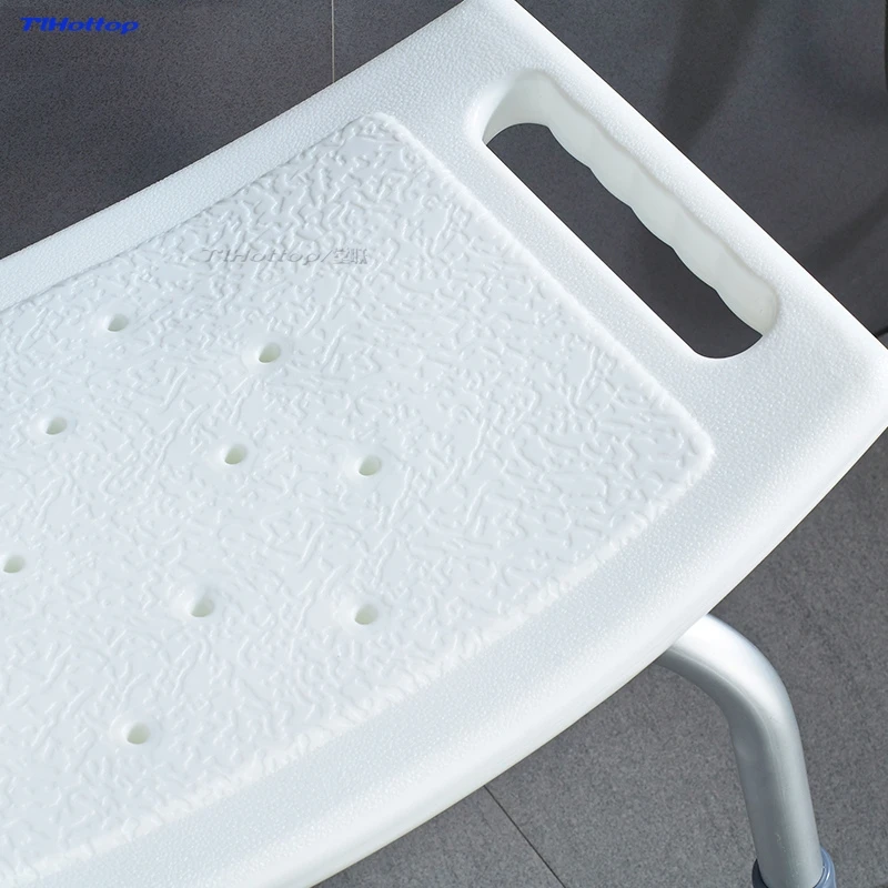 Tlhottop Adjustable Aluminium Height Bath and Shower Seat Shower Bench Bathroom Safety Shower ChairTub Bench Chair YJ-2051B 4