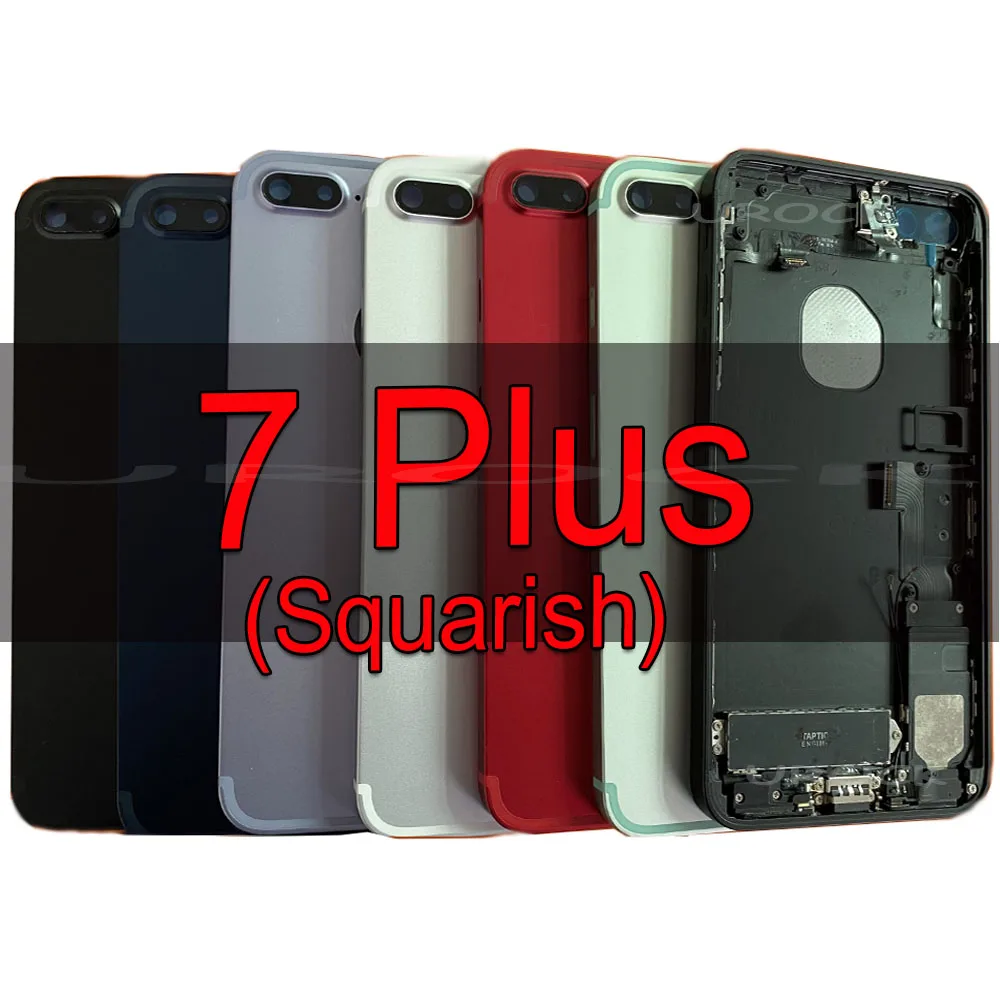 

OEM Squarish Metal Back Housing for iPhone 7Plus Rear Battery Cover Case for iPhone 7 Plus to 8 Plus Style Modified Chassis