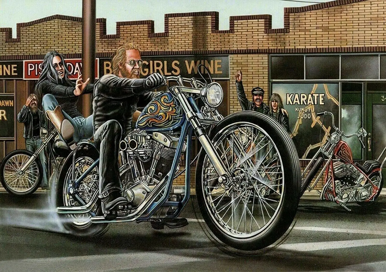 

Художественная картина David Mann Ghos, Шелковый плакат, домашний Настенный декор