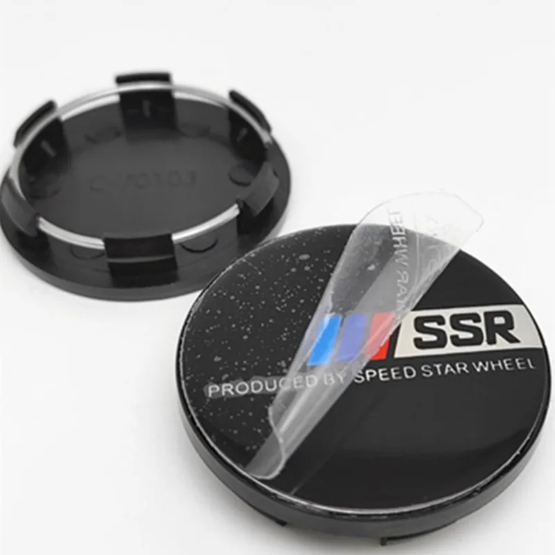 4pcs 50mm 45mm Vossen Wheels Hubs Cap Cover Auto Rims Dust Proof Hubcaps Center Emblem