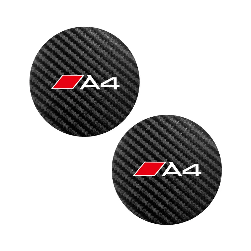 Premium Leather Car Coaster Set - Anti-Slip Water Cup Pads
