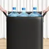 New  Weave Storage Bag Foldable Closet Organizer Storage Containers Dust-proof Storage Bags Sorting Storage Box with Handles 2