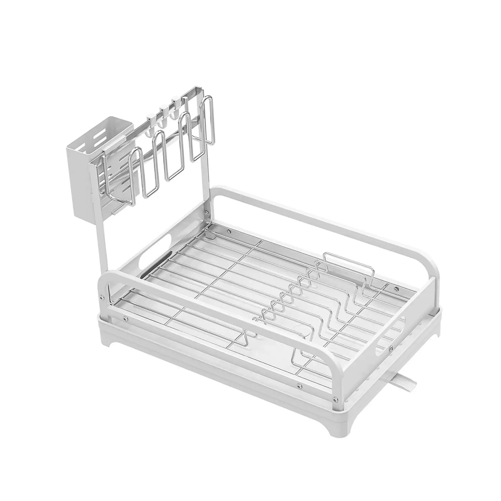 Dish Drying Rack for Countertop Kitchen Rack Swivel Spout Multifunctional Space