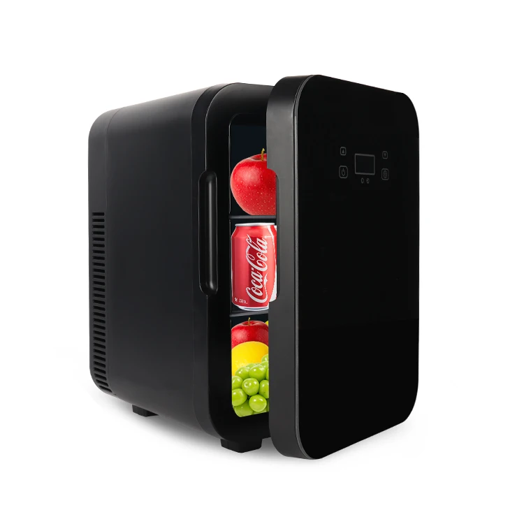10 Liter Dc Refriger Portable Cooler Mini Car Fridge Box Compact Refrigerators Camping Thermoelectric 12v