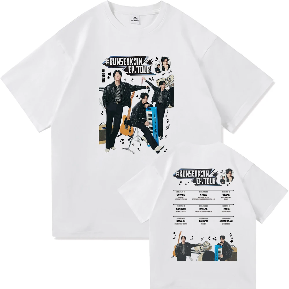 Jin Runseokjin EP Tour 2025 T Shirt Hot Fashion Men/Womne New