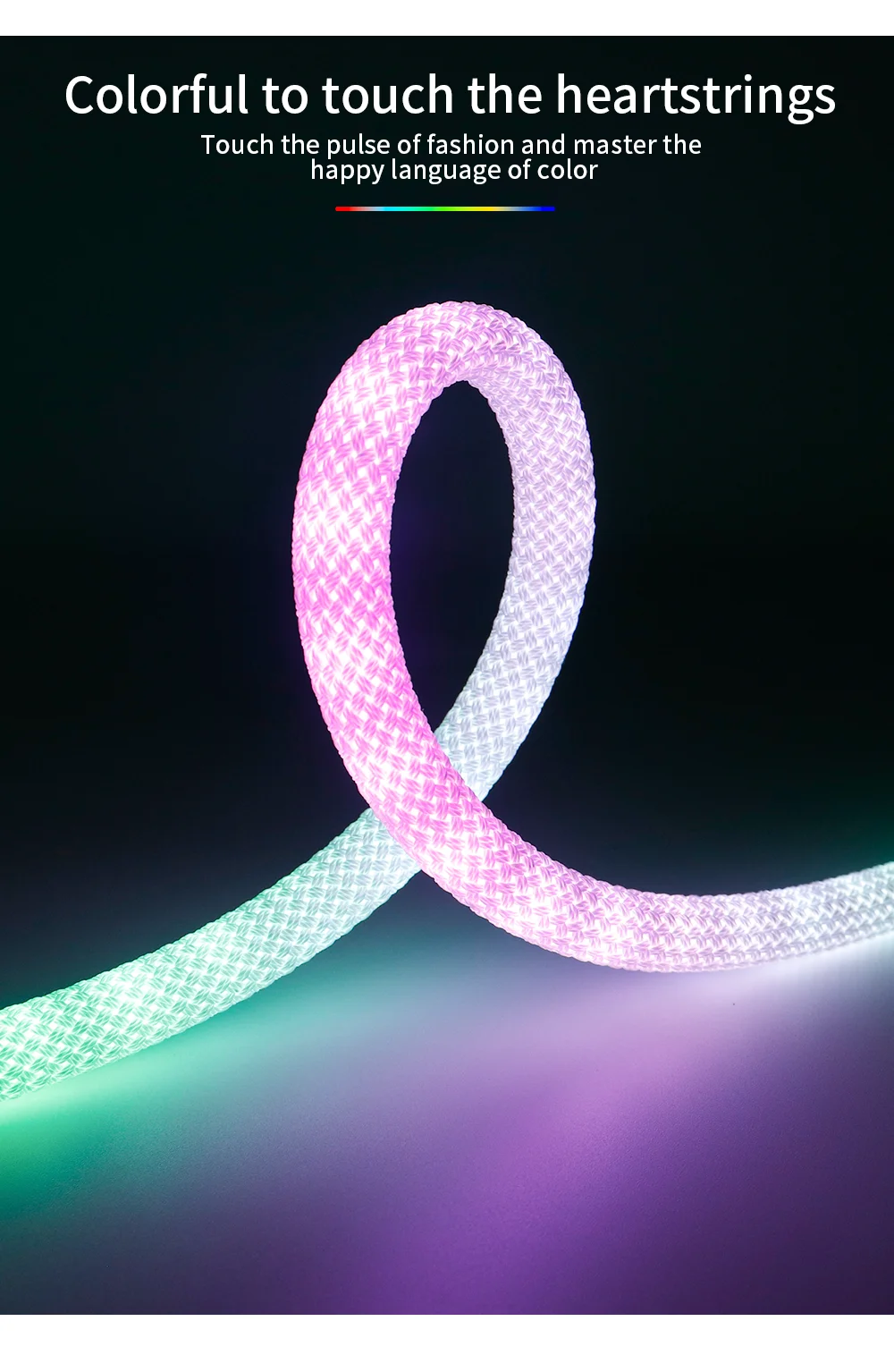 DC5V WS2811 WS2812B Round Reticulate Pattern Neon LED Strip 50Leds/m 360 Degree Smart RGBIC Flexible Silicon Light Tape IP67