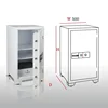 Fireproof Anti-Theft Security Safe Deposit Box Fingerprint Lock Steel Material for Home Bank Office or Hotel Use 6