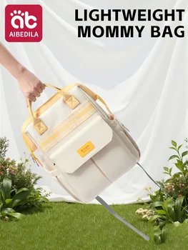 AIBEDILA Borse per pannolini per bambini Borsa per mamma impermeabile di grande capacità Zaino da viaggio leggero multifunzionale di alta qualità