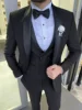 2023 New Arrival Male Wedding Suits Slim Fit Shawl Lapel 3 Pieces Formal Best Men Groom Wear Wedding Tuxedos Trajes De Hombre 1