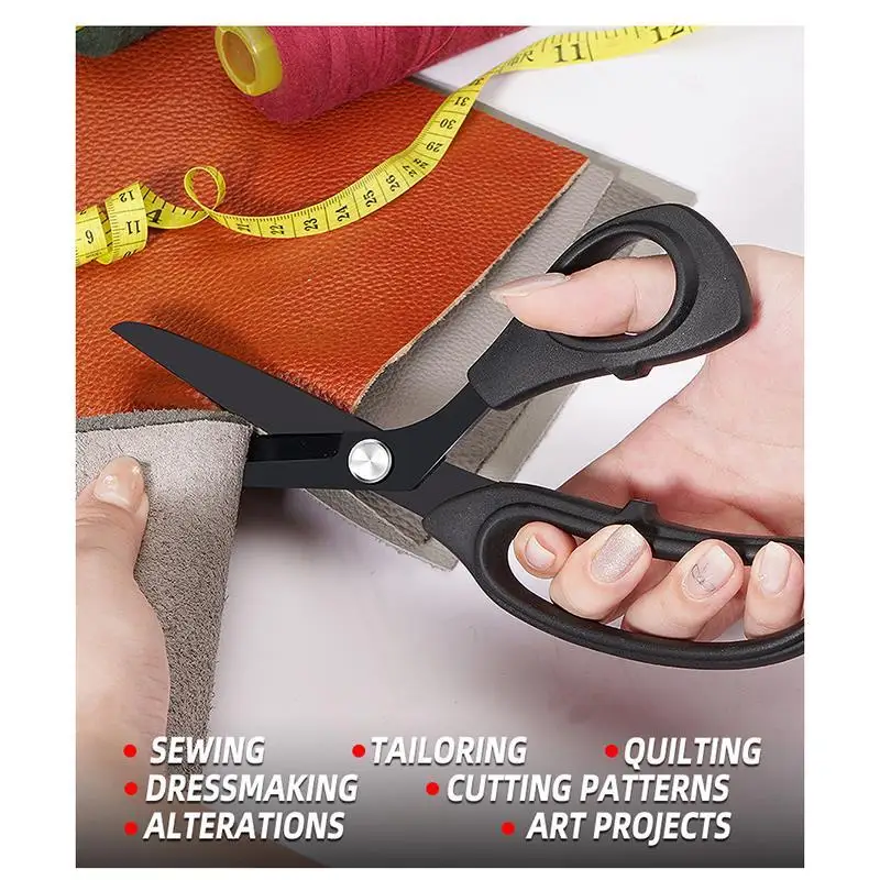 Stainless Steel Tailor's Scissors For Fabric Needlework Sewing Embroidery Garment Cutting Tool Sewing Shears Sewing Supplies
