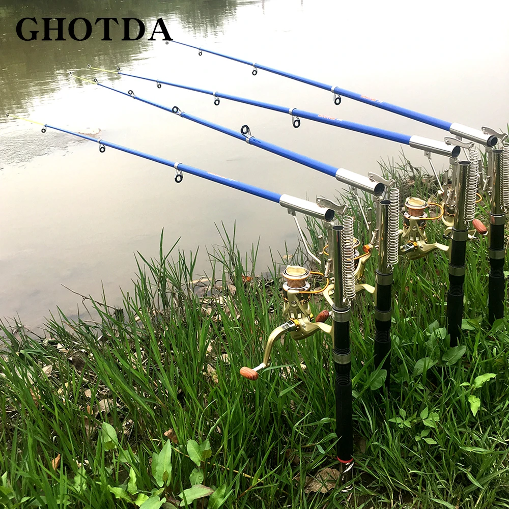 

GHOTDA Telescopic Automatic Fishing Rod Lure Pole Very Sensitive1.8 2.1 2.4 2.7m River Lake Stainless Steel Fishing Rod Spinning