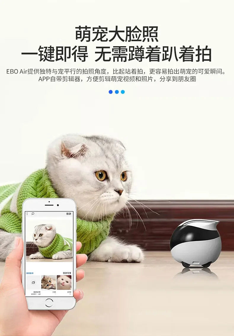 S7ac960362d32486b98f0f85c5049fb48l Whole House Mobile Robot Remote Control Smart Surveillance Camera Two-Way Voice Call Intercom dog breeding supplies