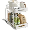 2-Tier Pull-Out Under The Cabinet Storage Rack, Metal 6