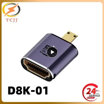U자형 미니 젠더 어댑터, USB C타입 어댑터, USB 수-암 익스텐션, USB C 컨버터, 2.1V, 8K, 60Hz, USB3.2