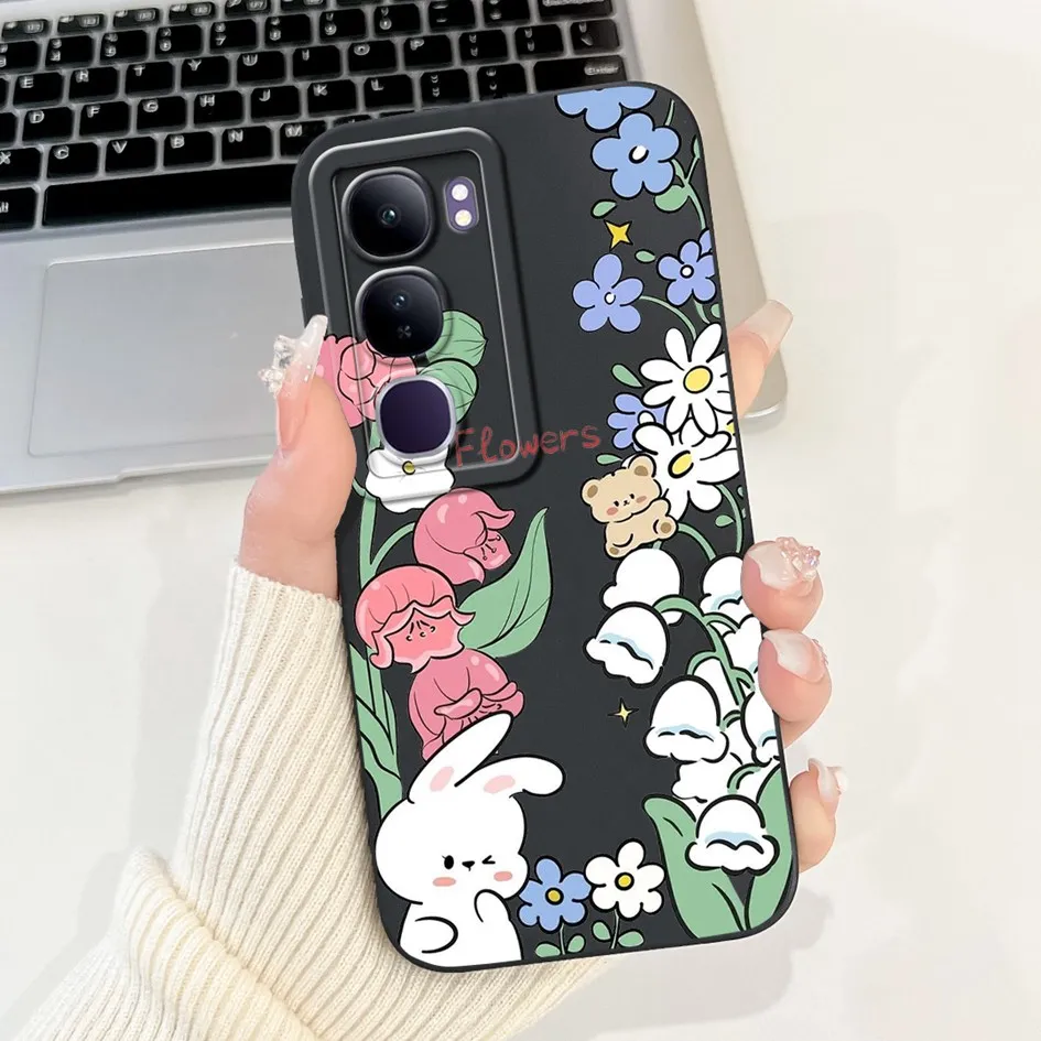 Floral Daisy Shockproof Silicone Phone Case (New Fashion Design)