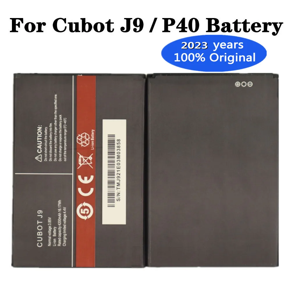 

2023 Years High Quality 100% Original Battery For Cubot J9 P40 4200mAh Mobile Phone Battery In Stock + Tracking Number