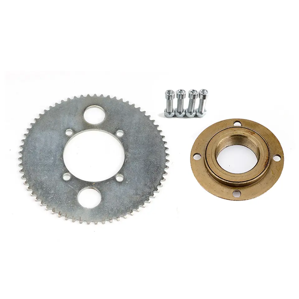 25H 158L Chain 55T/65T/80 Tooth Rear Sprocket Gear Free Wheel Ratcheting Adapter For Electric Bicycles Go Kart Scooter Mini Bike image 17