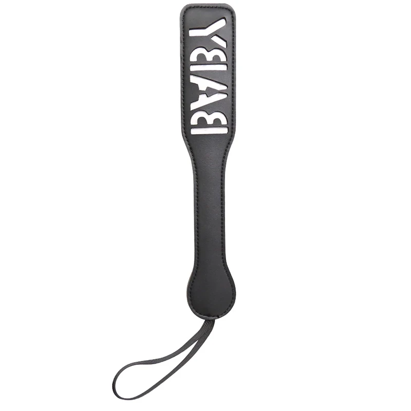 32CM PU Leather Slap Spank Paddle Horse Whip，Horse Training Crop Equestrian Riding Bat Submissive Whip 4